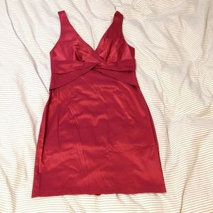 Fuchsia mini cocktail dress